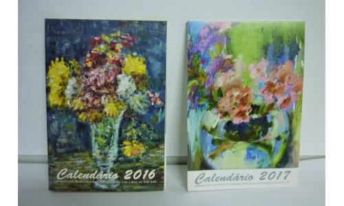 02x Calend�rios Com Pinturas 2016/2017